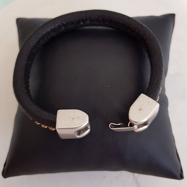 Fermoir crochet zamak pour cuir 10 mm R&eacute;galiz