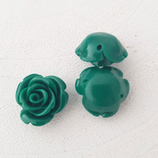 Fleur Synth&eacute;tique 13 mm N&deg;03-25 Vert fonc&eacute;