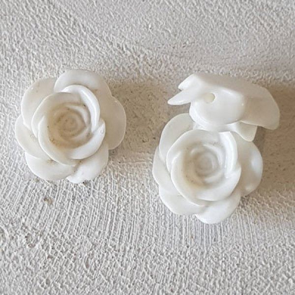 Fleur Synth&eacute;tique 17 mm N&deg;04-03 Blanc