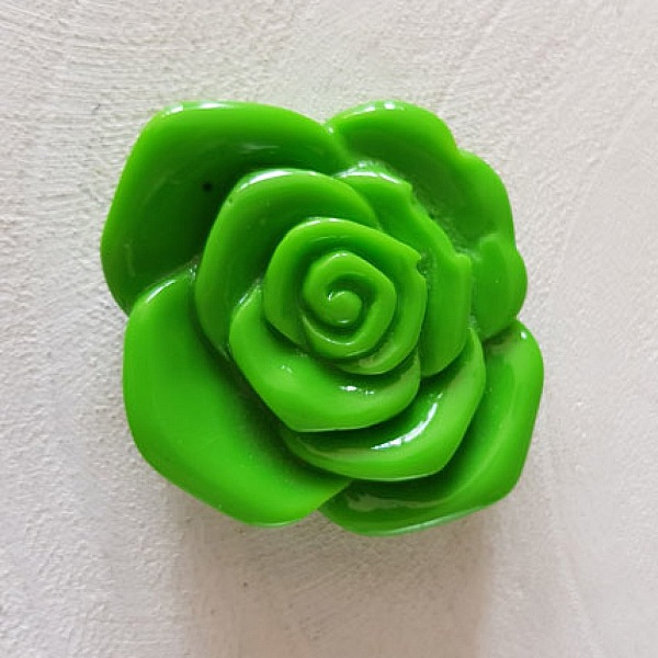 Fleur Synth&eacute;tique 37 mm N&deg;06-03 Vert