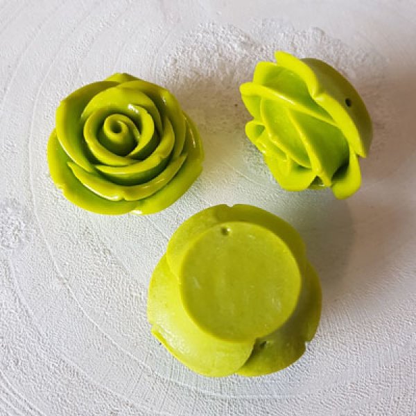 Fleur Synth&eacute;tique N&deg;02-09 vert fonc&eacute;