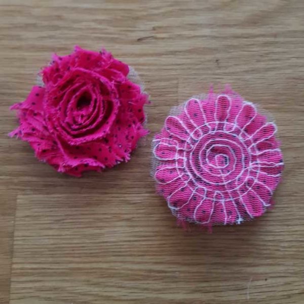 Fleur Tissus effiloch&eacute;e Fantaisie N&deg;41