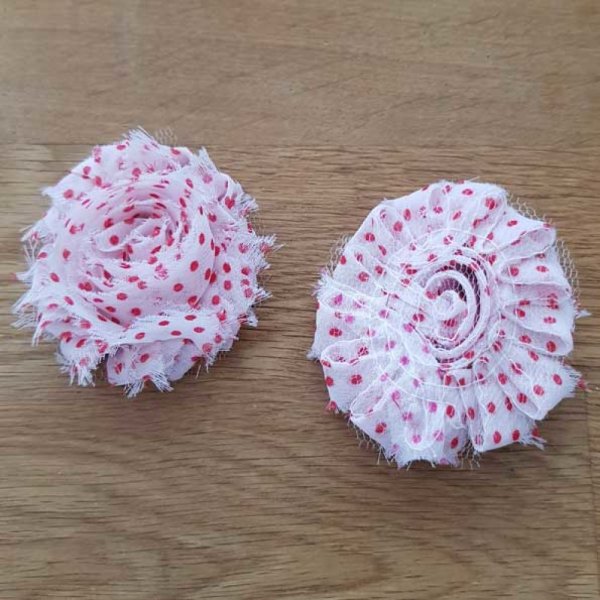 Fleur Tissus effiloch&eacute;e Fantaisie N&deg;76