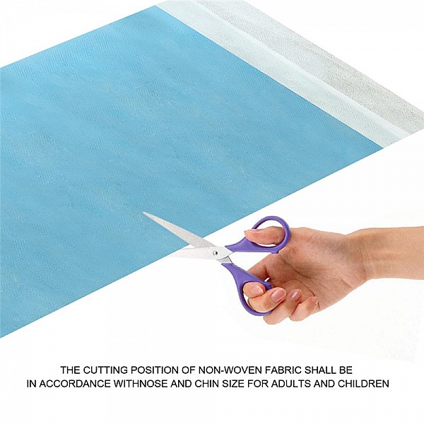 Kit de fabrication de Masque avec Bande de Pont de Nez de Filtre et Bande d'Oreille