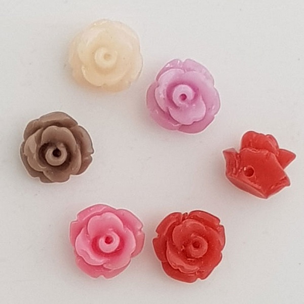 Lot 05 Fleur Synth&eacute;tique x 6 pi&egrave;ces