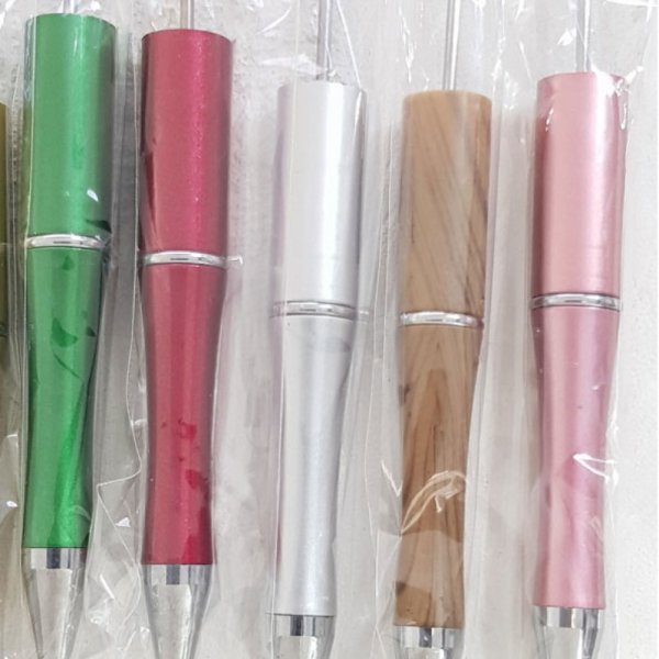 Lot de 10 Stylos &agrave; d&eacute;corer pour perles stylo &agrave; customiser