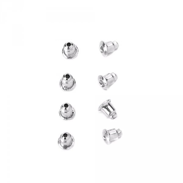 Lot de 200 embouts N&deg;03 (soit 100 paires) poussoir pour boucle d'oreille.