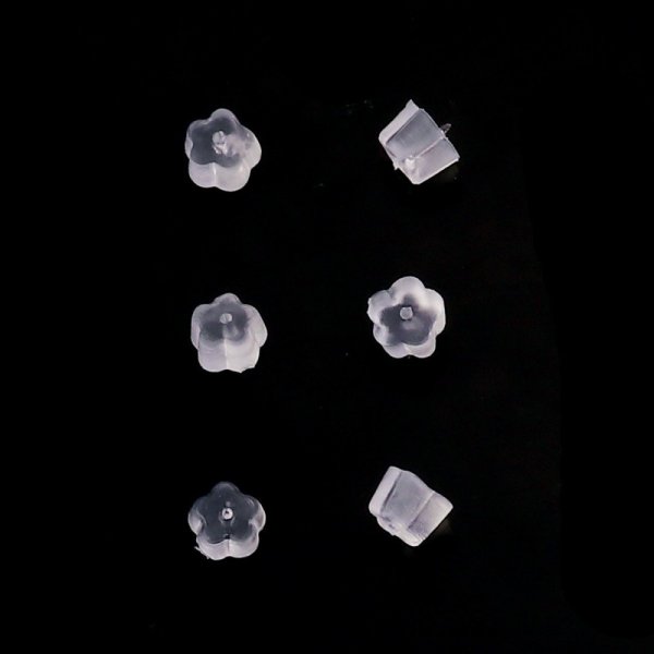 Lot de 600 embouts N&deg;01 (soit 300 paires) poussoir pour boucle d'oreille.