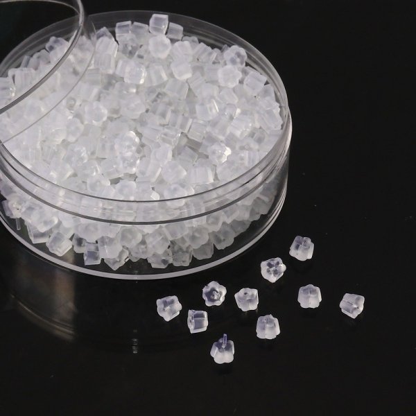 Lot de 600 embouts N&deg;01 (soit 300 paires) poussoir pour boucle d'oreille.