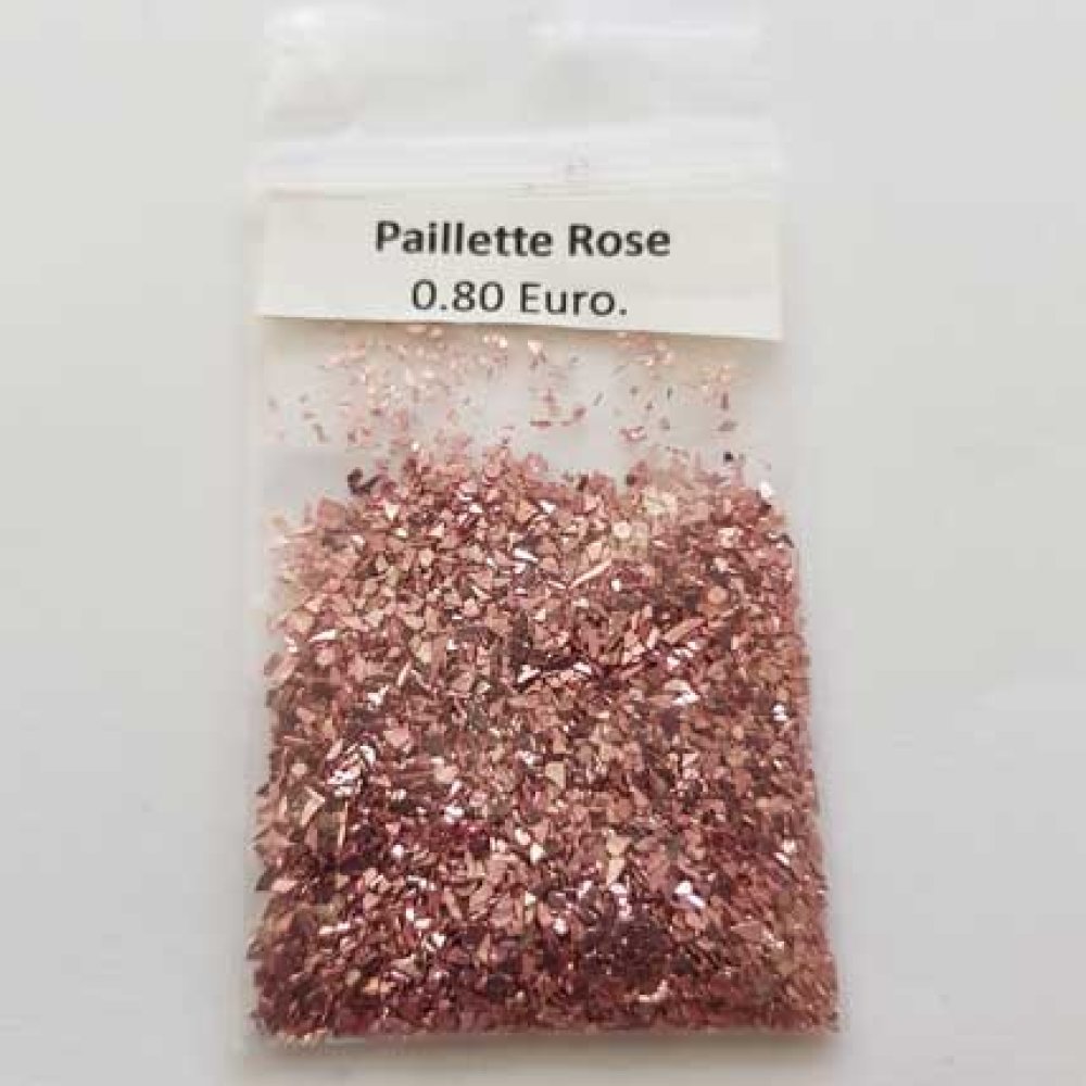 Micro bille Paillette Rose sachet de 4 Grammes