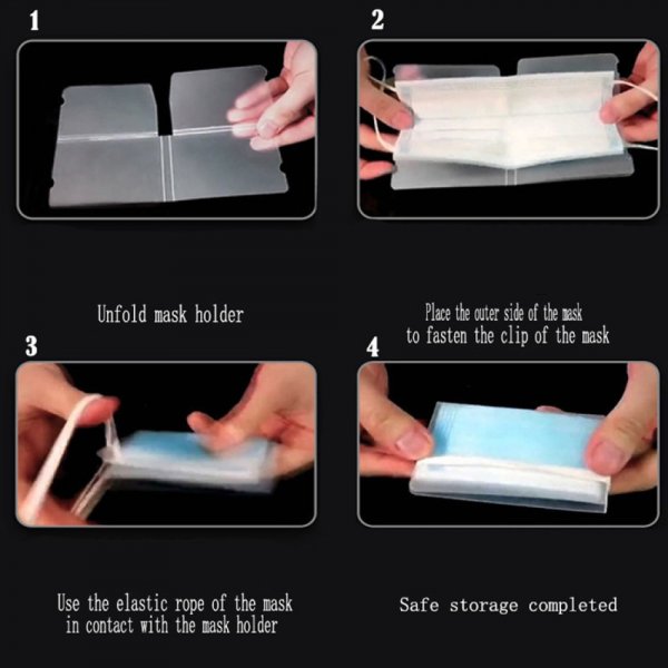 Organisateur de clip de rangement en plastique Jaune