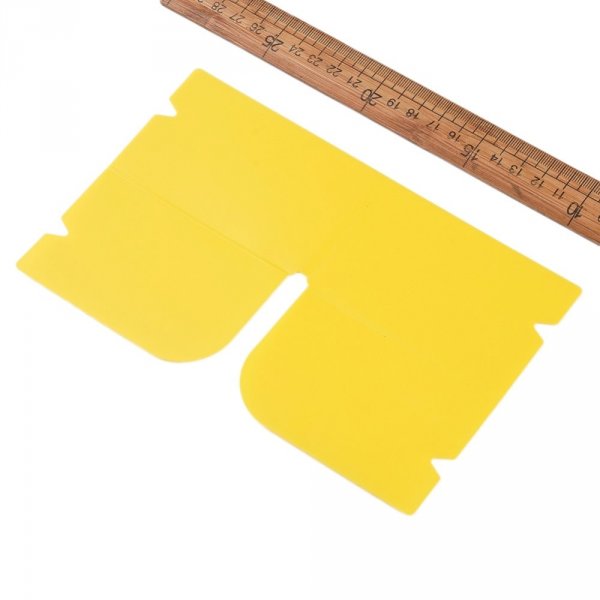 Organisateur de clip de rangement en plastique Jaune