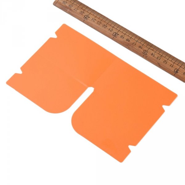 Organisateur de clip de rangement en plastique Orange