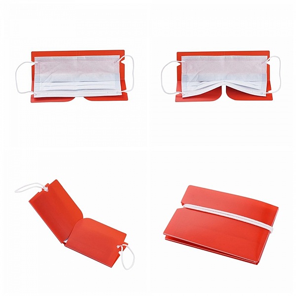 Organisateur de clip de rangement en plastique Rouge