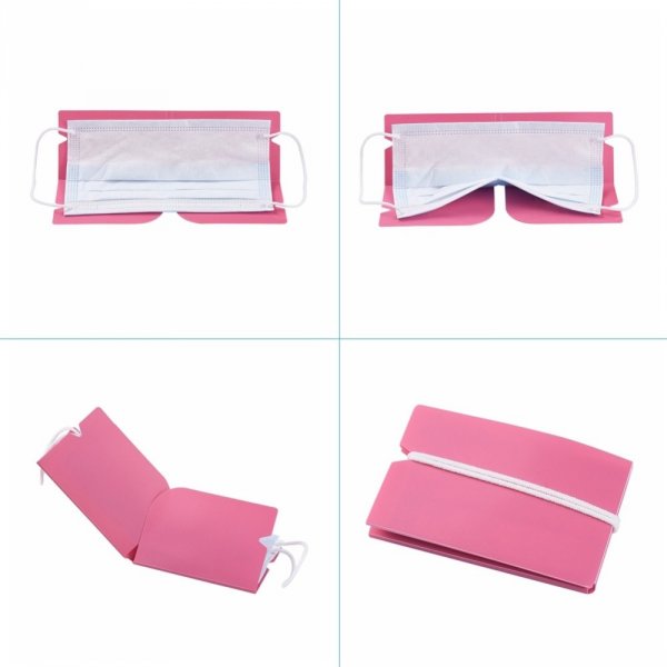 Organisateur de clip de rangement en plastique Rose