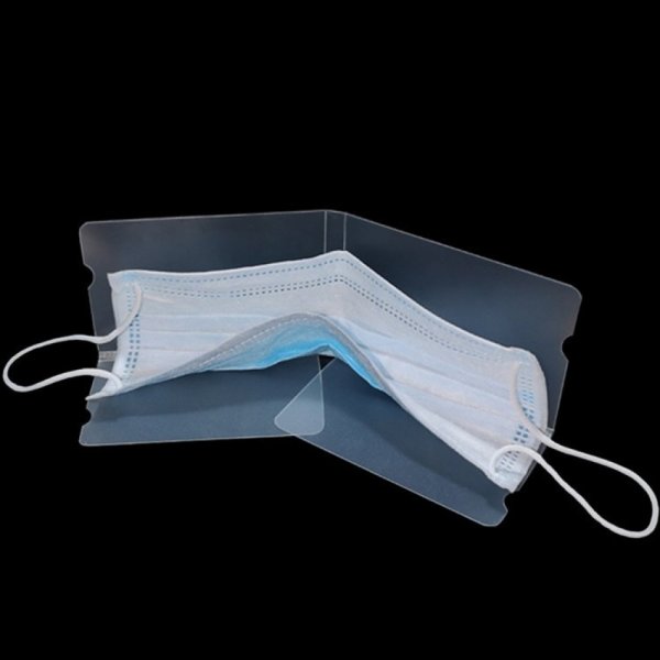 Organisateur de clip de rangement en plastique Transparent