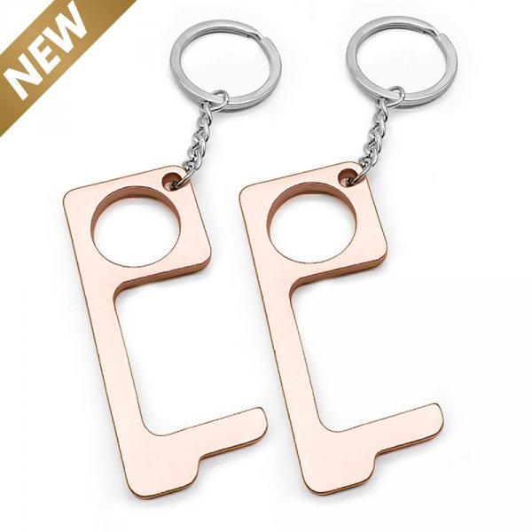 Ouvre-porte sans contact N&deg;01 Or Ros&eacute;