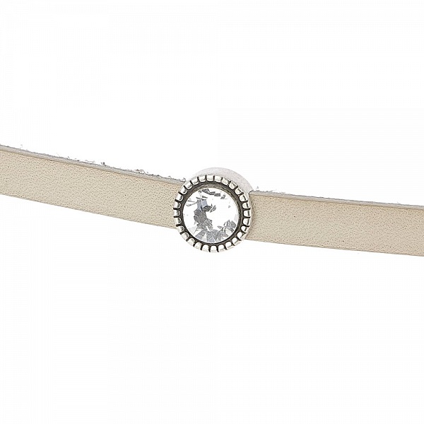 Passant 06 mm en Zamak N&deg;09 Argent