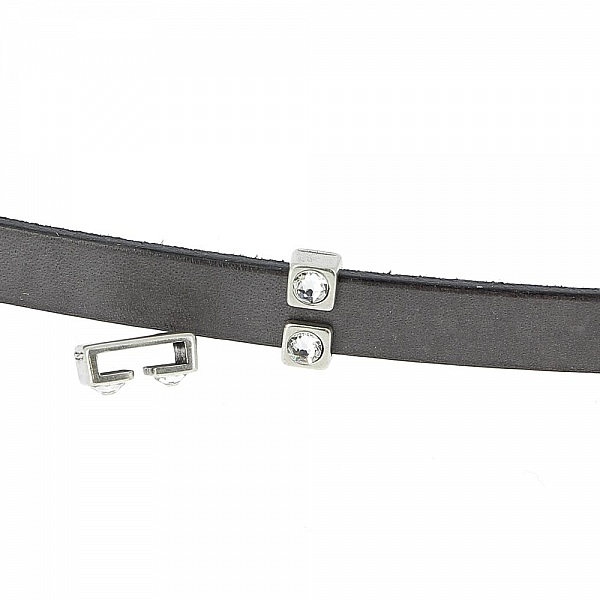 Passant 10 mm en Zamak N&deg;23 Argent