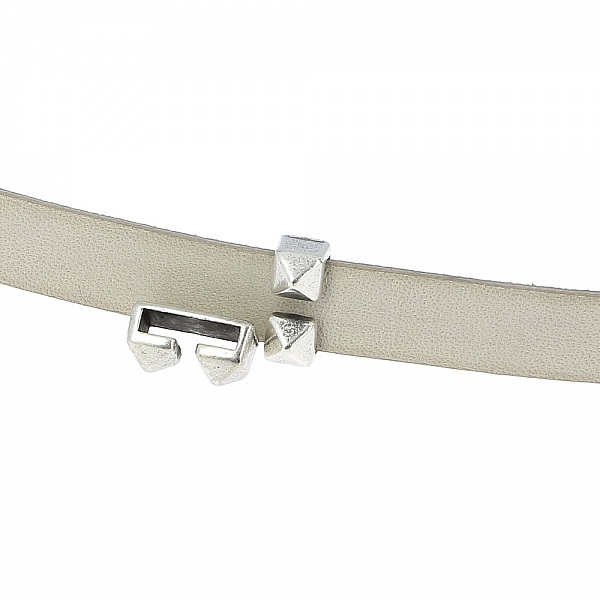 Passant 10 mm en Zamak N&deg;24 Argent