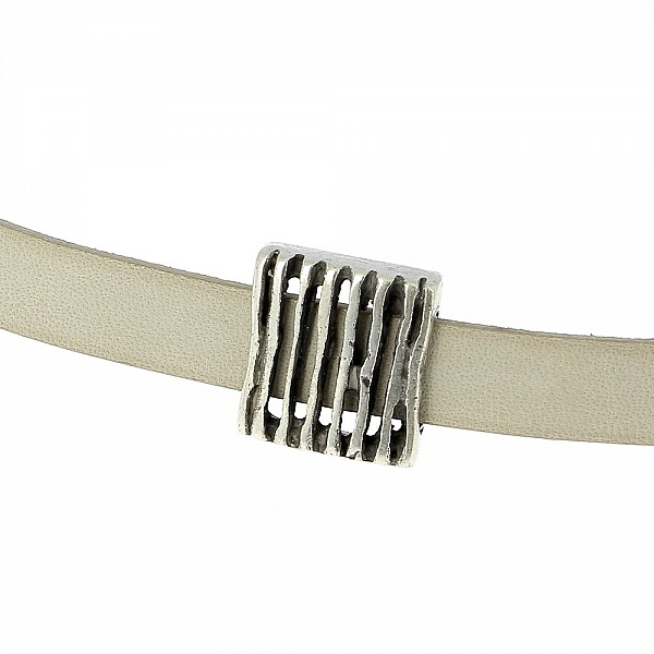 Passant 10 mm en Zamak N&deg;33 Argent