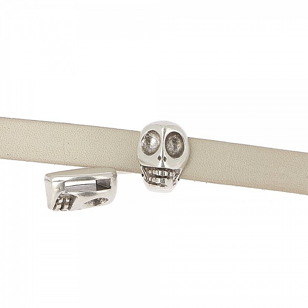 Passant 10 mm en Zamak N&deg;47 Argent