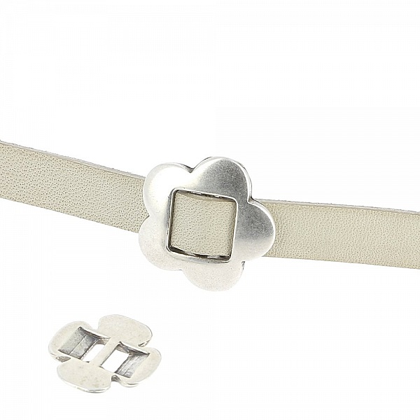 Passant 10 mm en Zamak N&deg;01 Argent