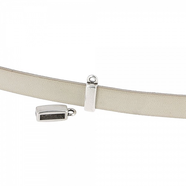 Passant 13 mm en Zamak N&deg;23 Argent