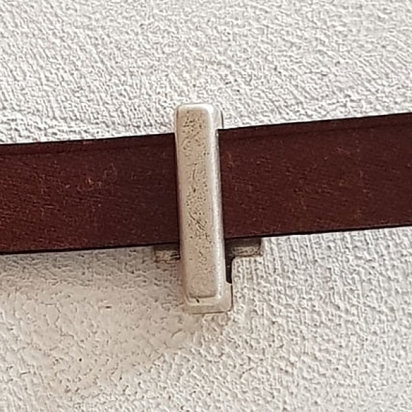 Passant 13 mm en Zamak N&deg;27 Argent