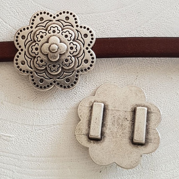 Passant 13 mm en Zamak N&deg;10 Argent