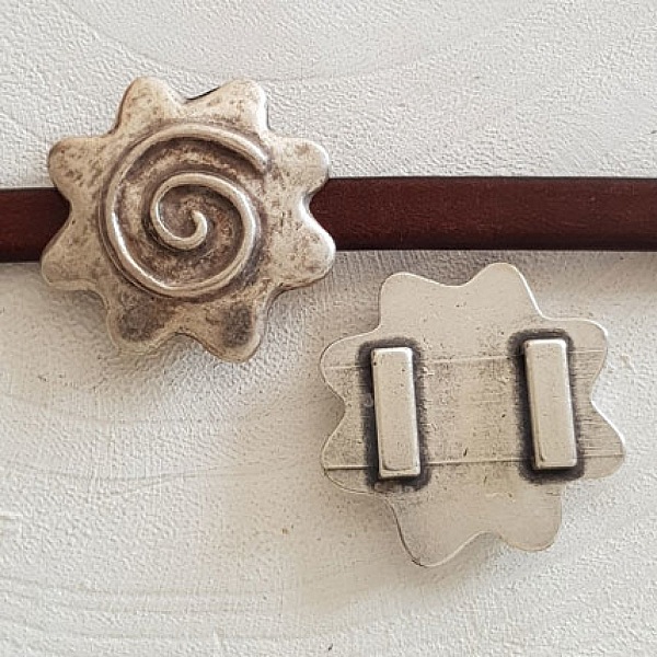 Passant 13 mm en Zamak N&deg;12 Argent