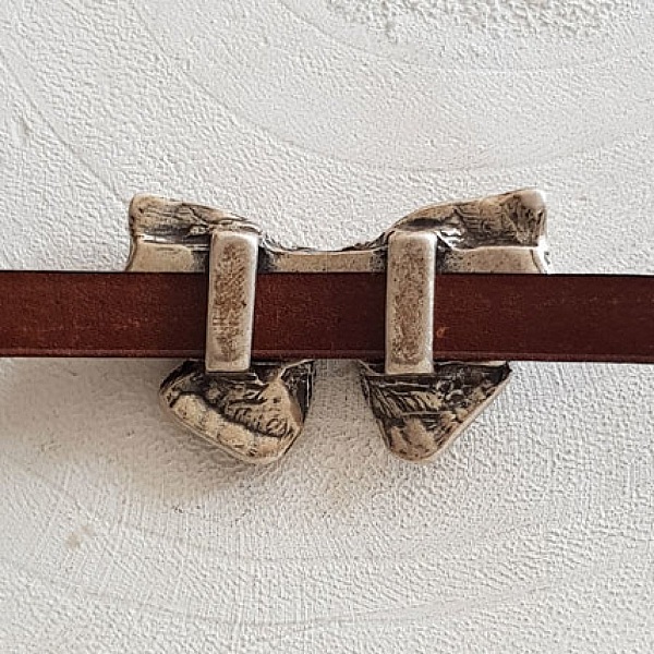 Passant 13 mm en Zamak N&deg;19 Argent