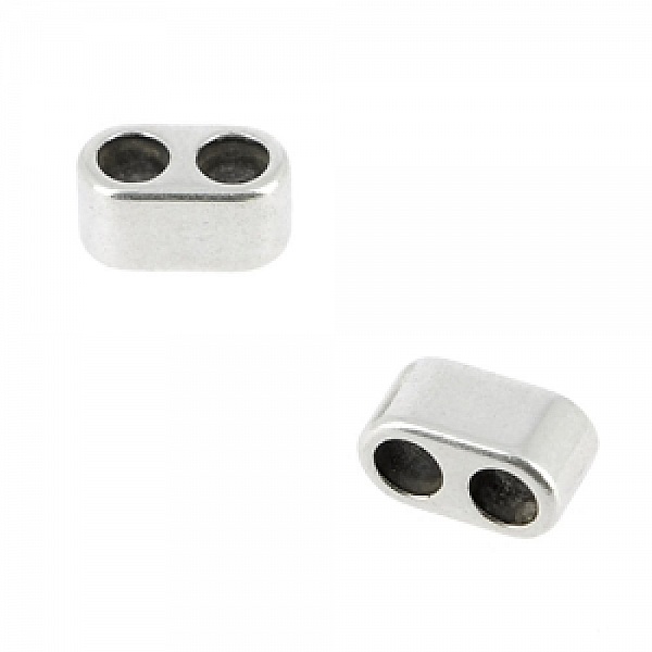 Passant 5 mm en Zamak N&deg;09 Argent Double