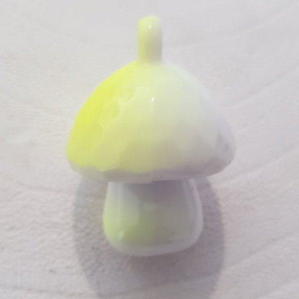Pendentif Champignon bi-couleur N&deg;10