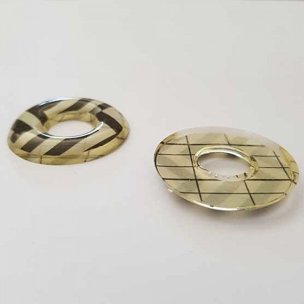 Pendentif donuts 35 mm en r&eacute;sine N&deg;001