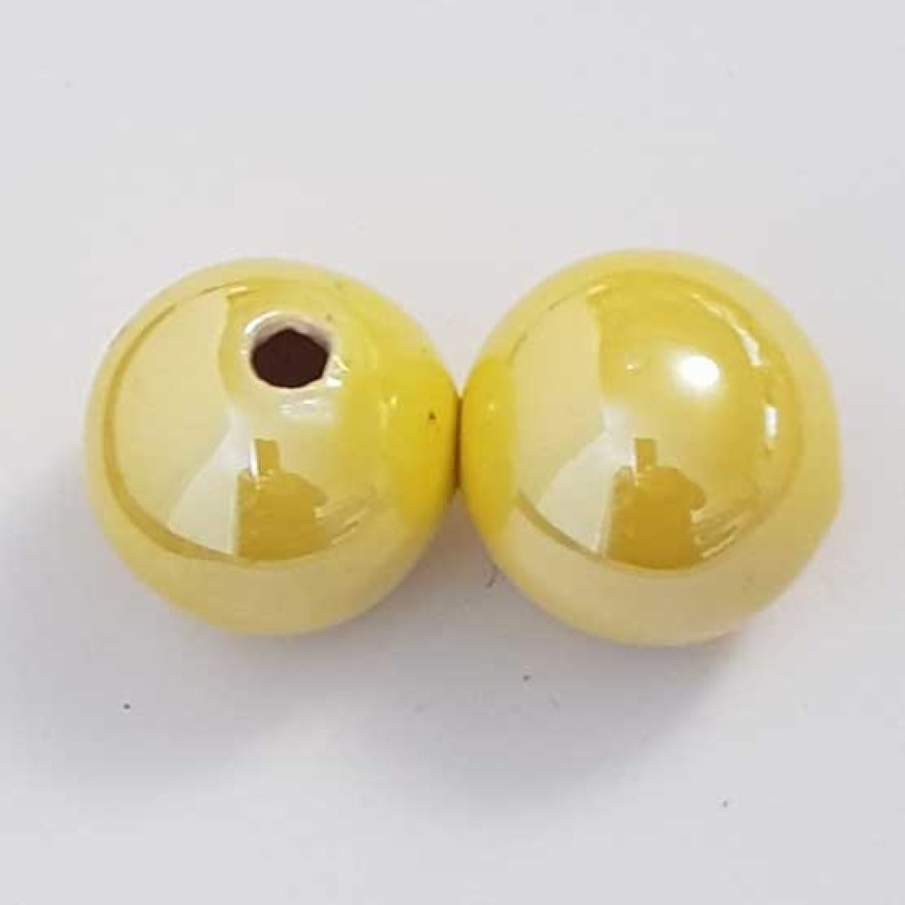 Perle Céramique Emaillée 30 mm N°06
