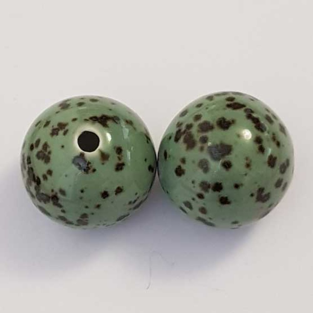 Perle Céramique Emaillée 30 mm N°16