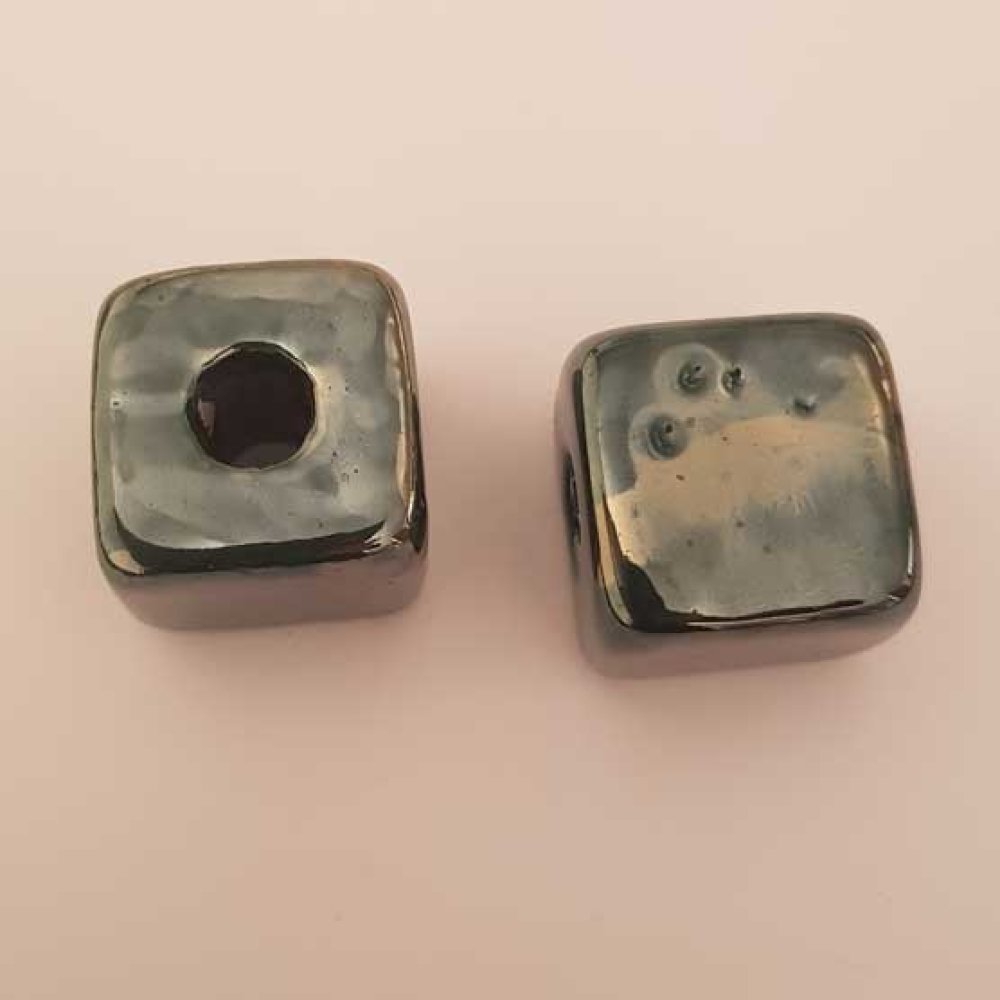 Perle Céramique Emaillée 26 mm N°01