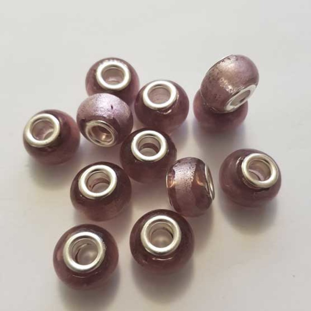 Perle N°0045 Violet Prune compatible européen