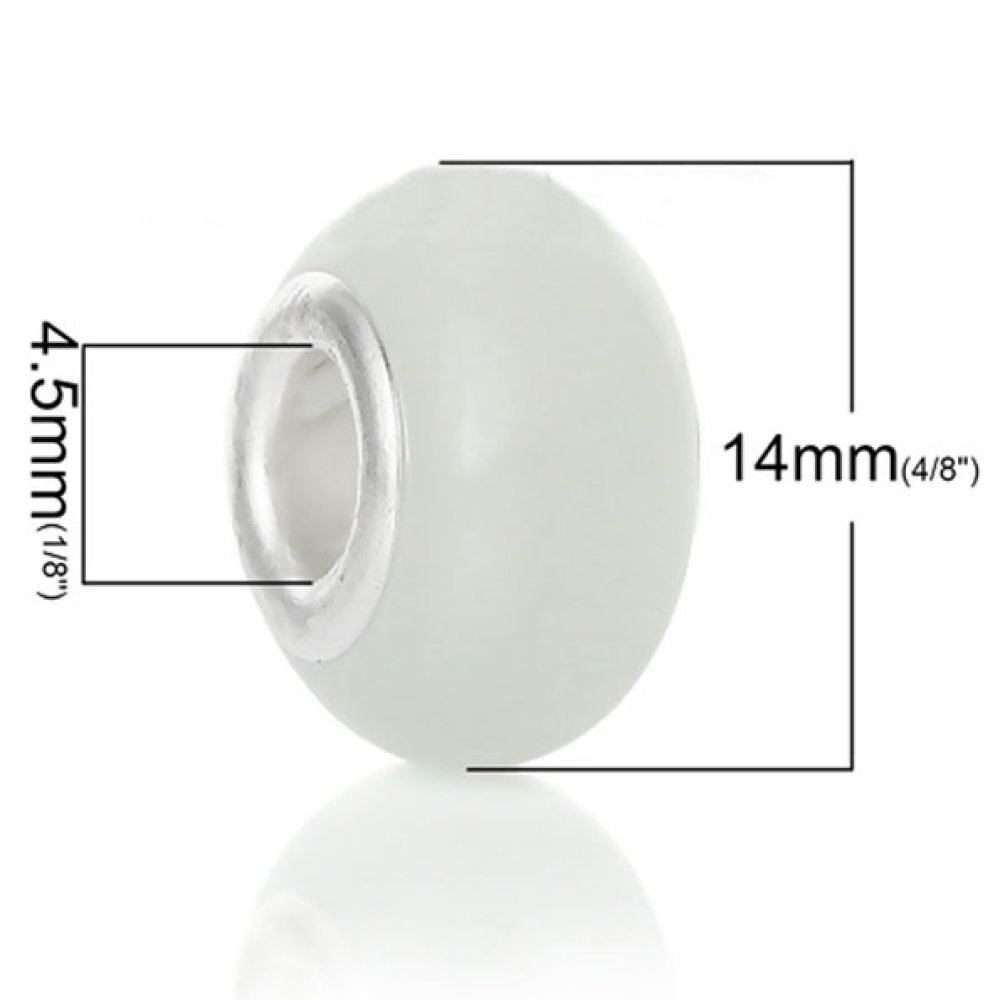 Perle N°0100 compatible Européen blanc