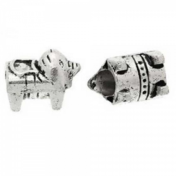 Perle N&deg;1008 Animal Argent