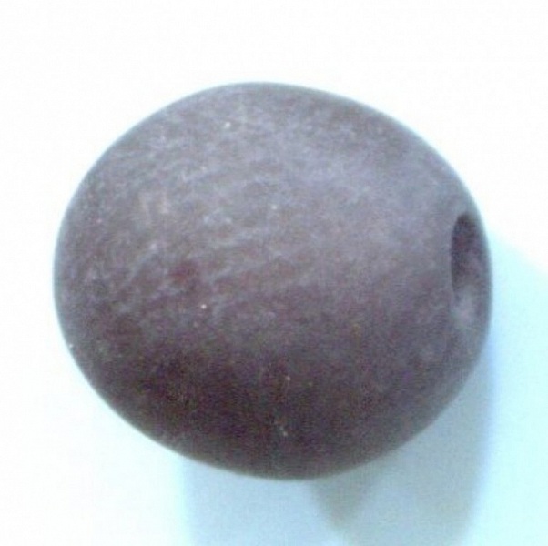 Perle Polaris Mat Ronde 12 mm black diamond 01 x 1 Pi&egrave;ce