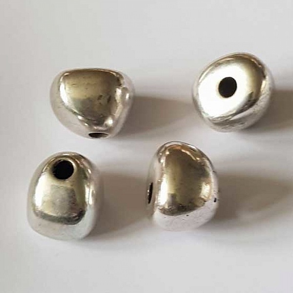 Perle Ronde 19/16 mm N&deg;01 Argent x 5