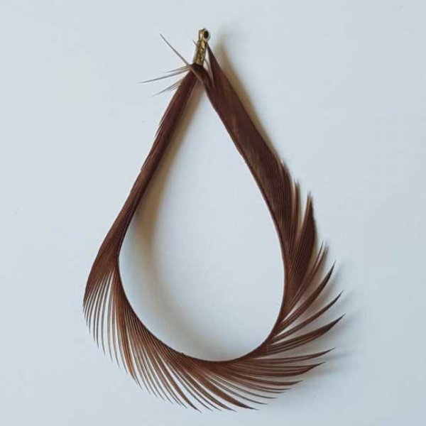 Plume 8 cm N&deg;01 Marron