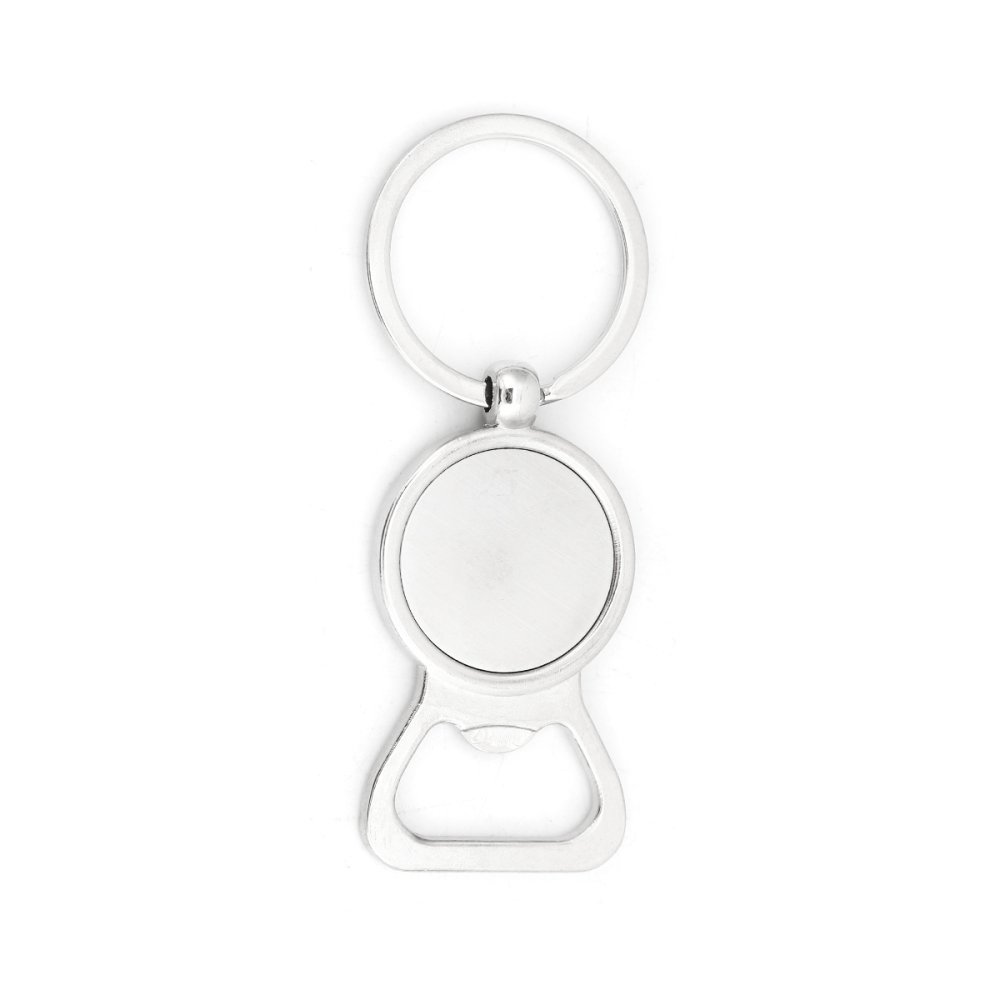 Porte clé décapsuleur 25 mm argent N°01