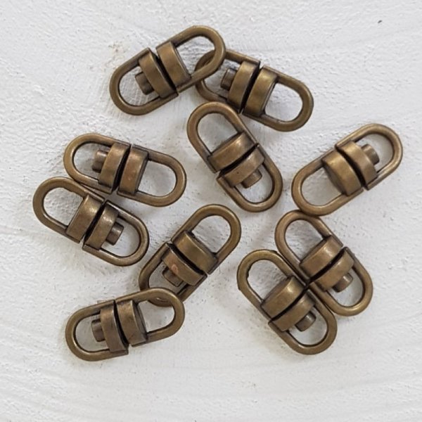 Portes-cl&eacute; rotatif Bronze