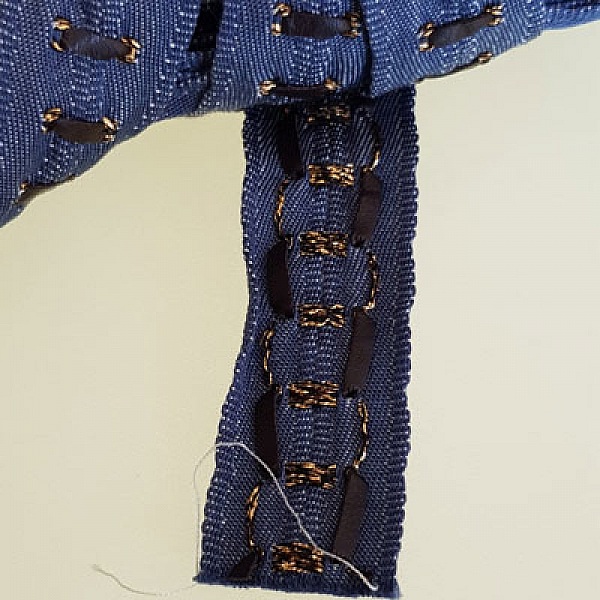 Ruban Fantaisie N&deg;076 coupon de 2 m&egrave;tres