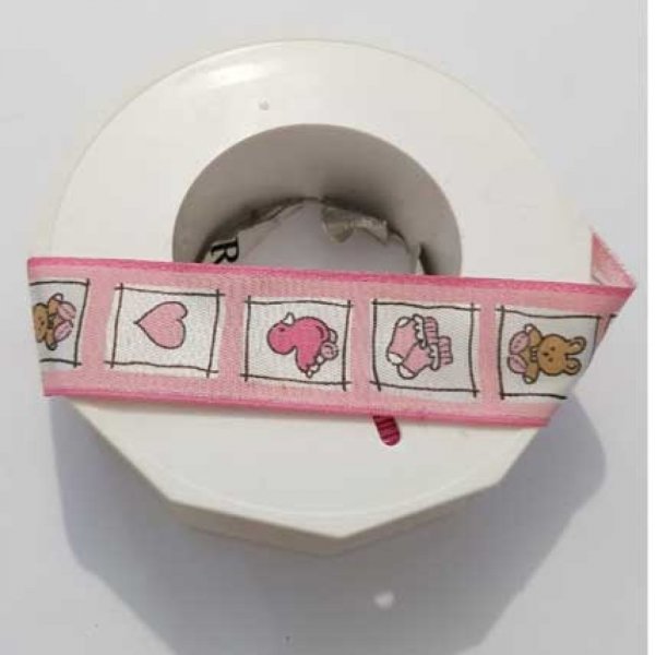 Ruban Galon 25 mm motif enfant N&deg;01