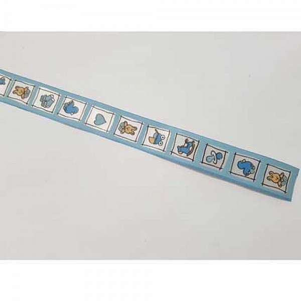 Ruban Galon 25 mm motif enfant N&deg;02
