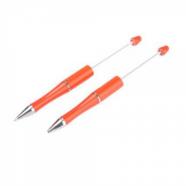 Stylo &agrave; d&eacute;corer pour perles Orange &agrave; customiser x 1 pi&egrave;ce